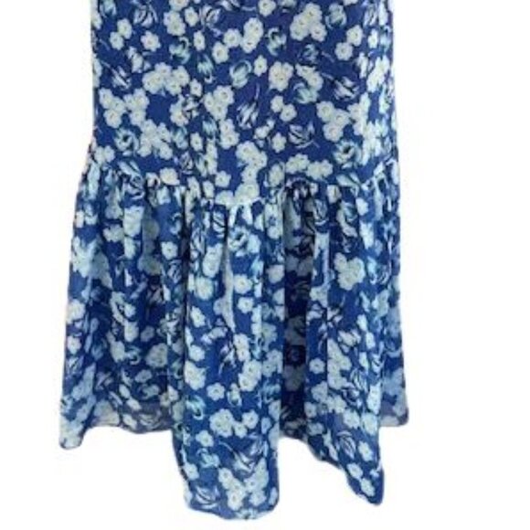 Chelsea 28 Blue Floral Halter Neck Maxi Dress – Size XL - NWOT - Picture 3 of 7